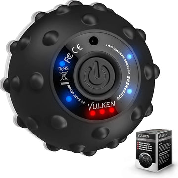 4-Speed Vibrating Trigger Point Massage Ball – Deep Tissue Muscle Relief & Plantar Fasciitis Recovery