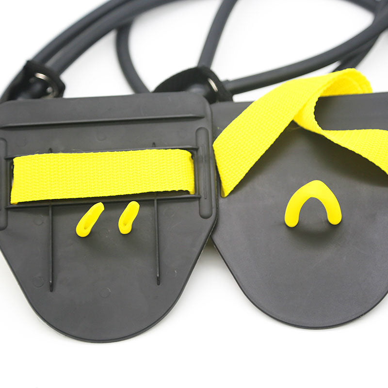 Stretch Pull Rope Yellow Hand Paddles - Thefitnesshut.com