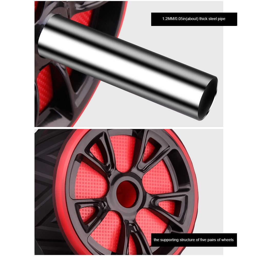 Fitness AB Roller Wheel Gym Non-slip Core Strength - Thefitnesshut.com