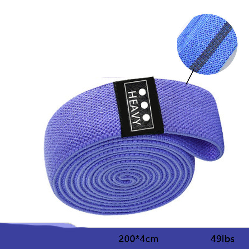 Fitness Resistance Squat Belt with Elastic Rope for Slimming and Hip Exercises non slip deep Purple 49 lbs