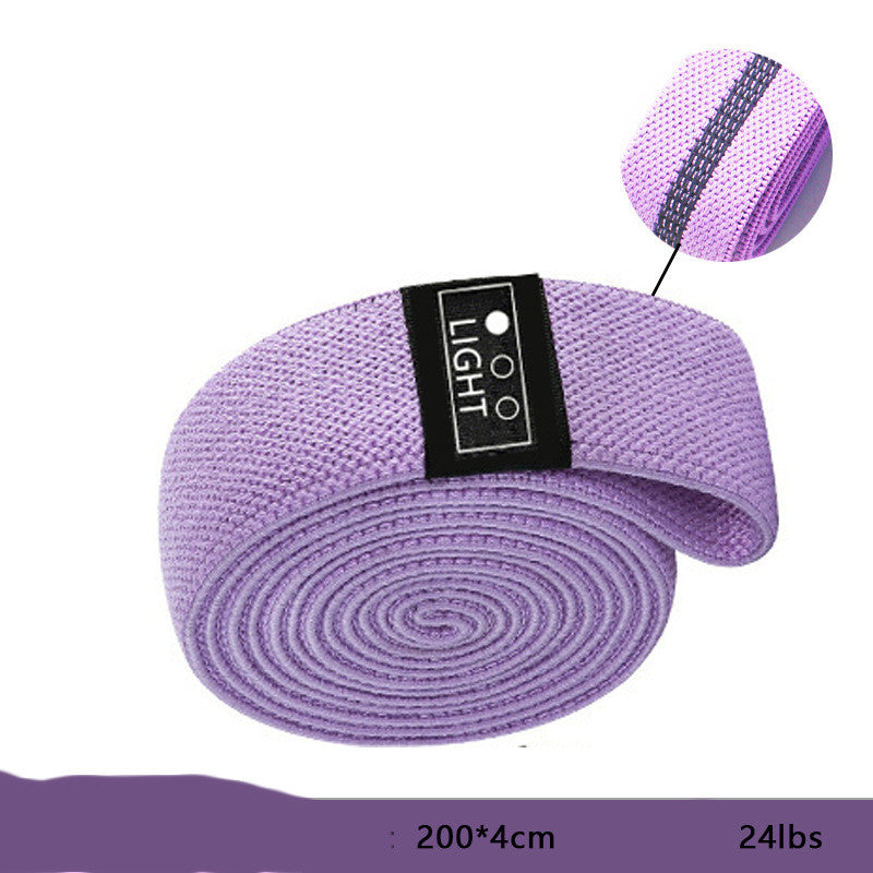 Fitness Resistance Squat Belt with Elastic Rope for Slimming and Hip Exercises non slip light Purple 24 lbs