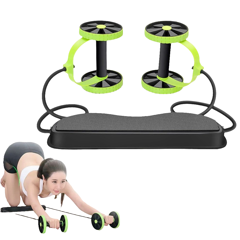 4 Wheels Abdominal Muscle Roller Exercise Equipment