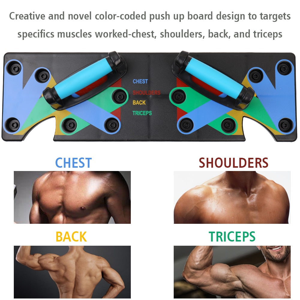 9-in-1 Push Up Board Elevate Your Fitness Routine - Thefitnesshut.com