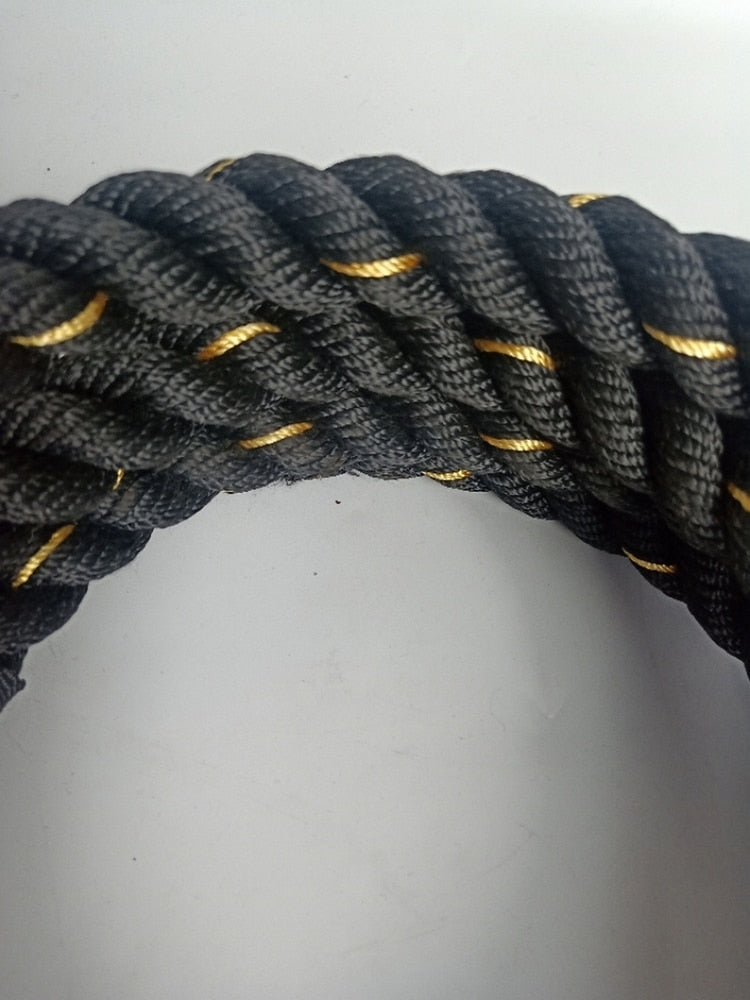 Weighted Battle Skipping Ropes Rope Close Up - Thefitnesshut.com