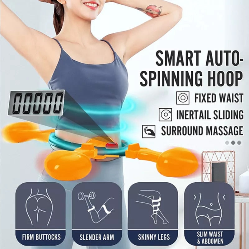Smart Auto-Spinning Hoop Uses - Thefitnesshut.com