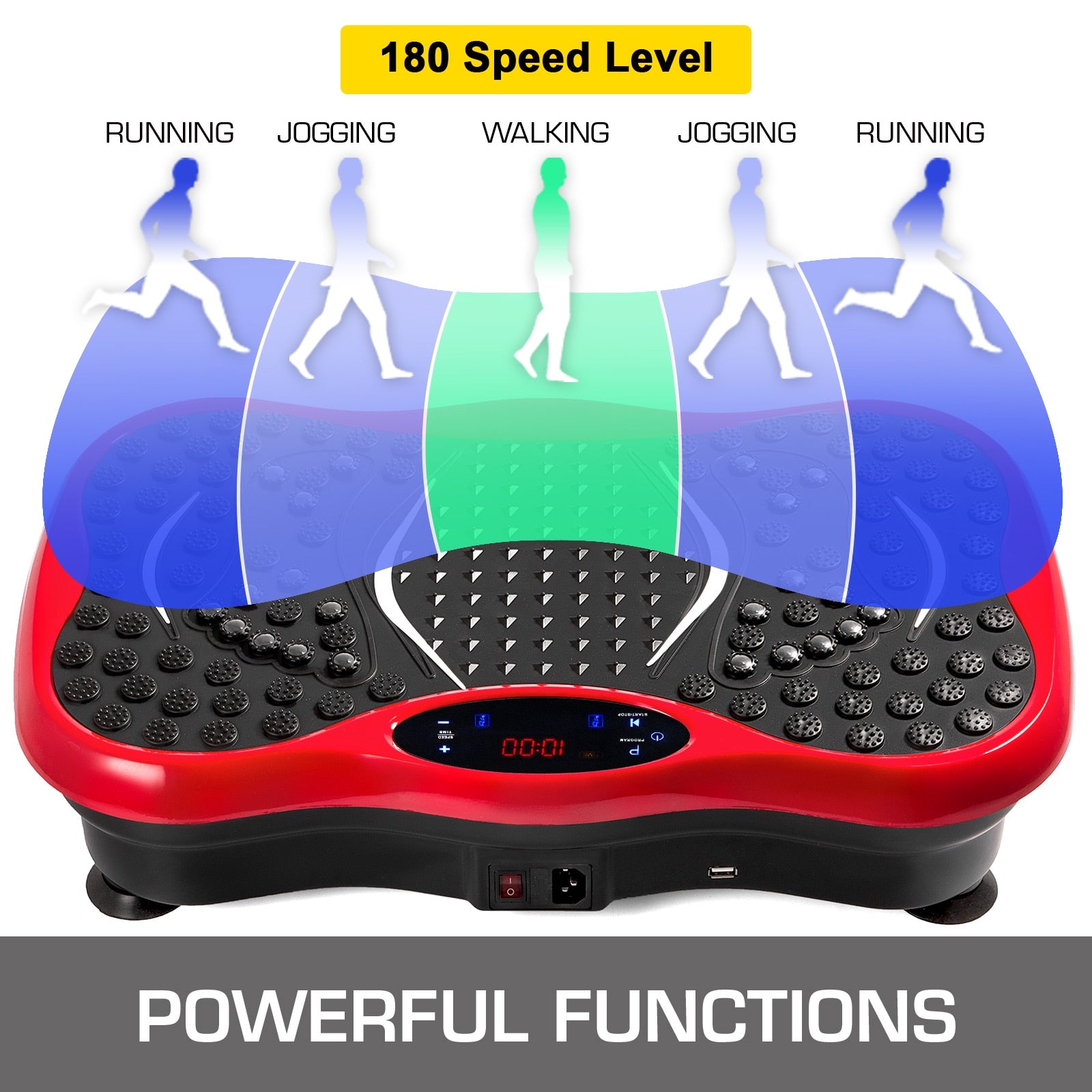 Fitness Vibration Plate Powerful Functions