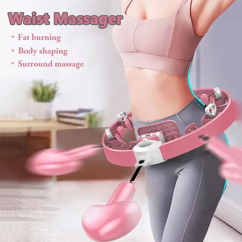 Smart Auto-Spinning Hoop: Waist Massager - Thefitnesshut.com